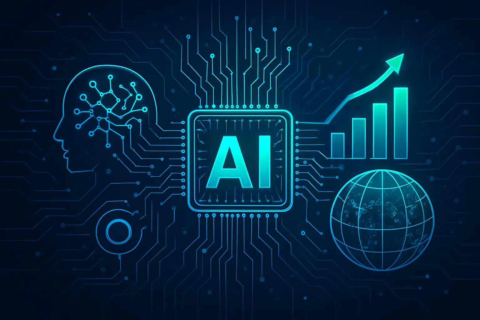 AI Solutions showcasing modern technology and innovation