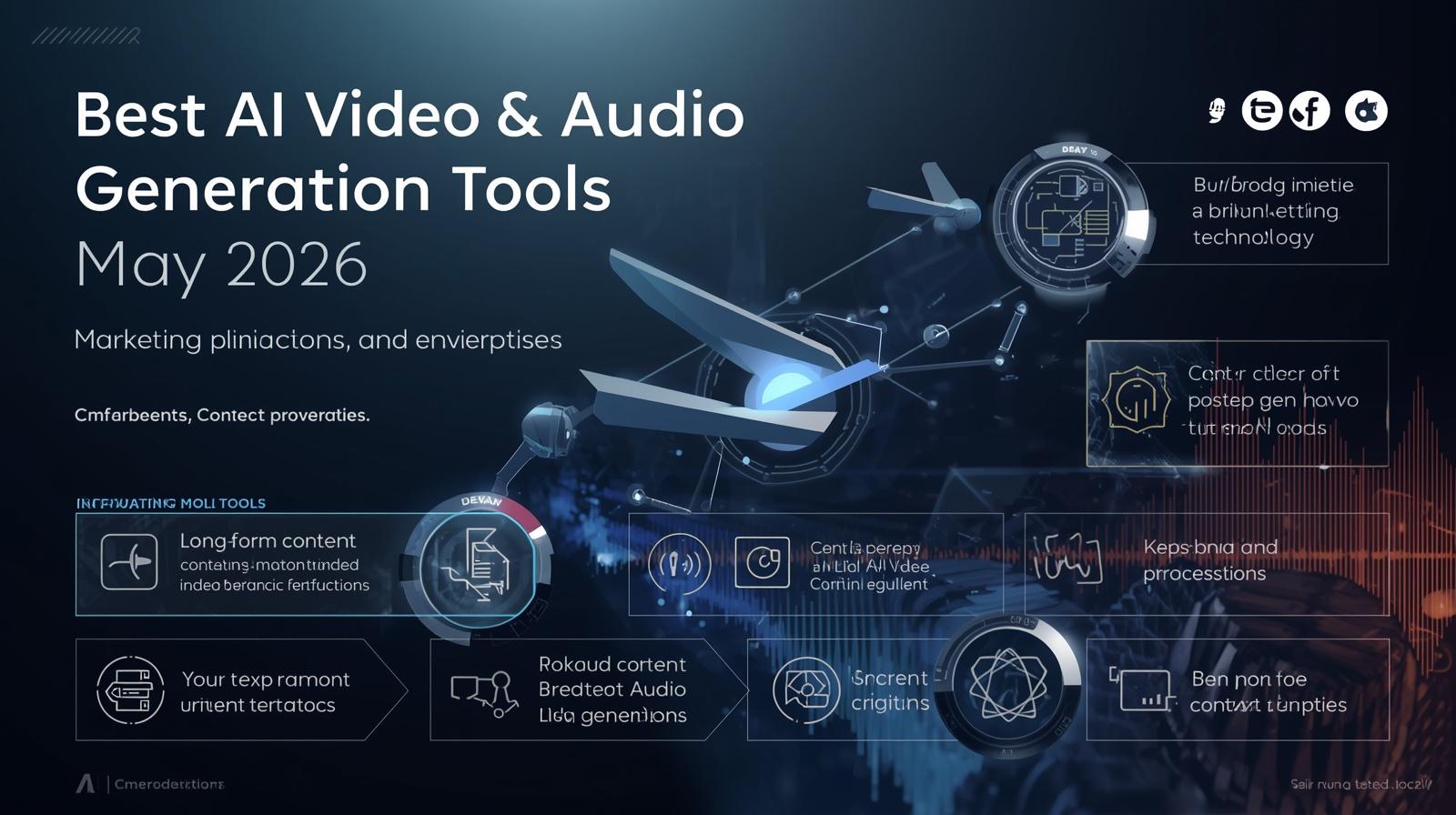 Best AI Video & Audio Generation Tools May 2026 | Long-Form, Lip-Sync & Cinematic
