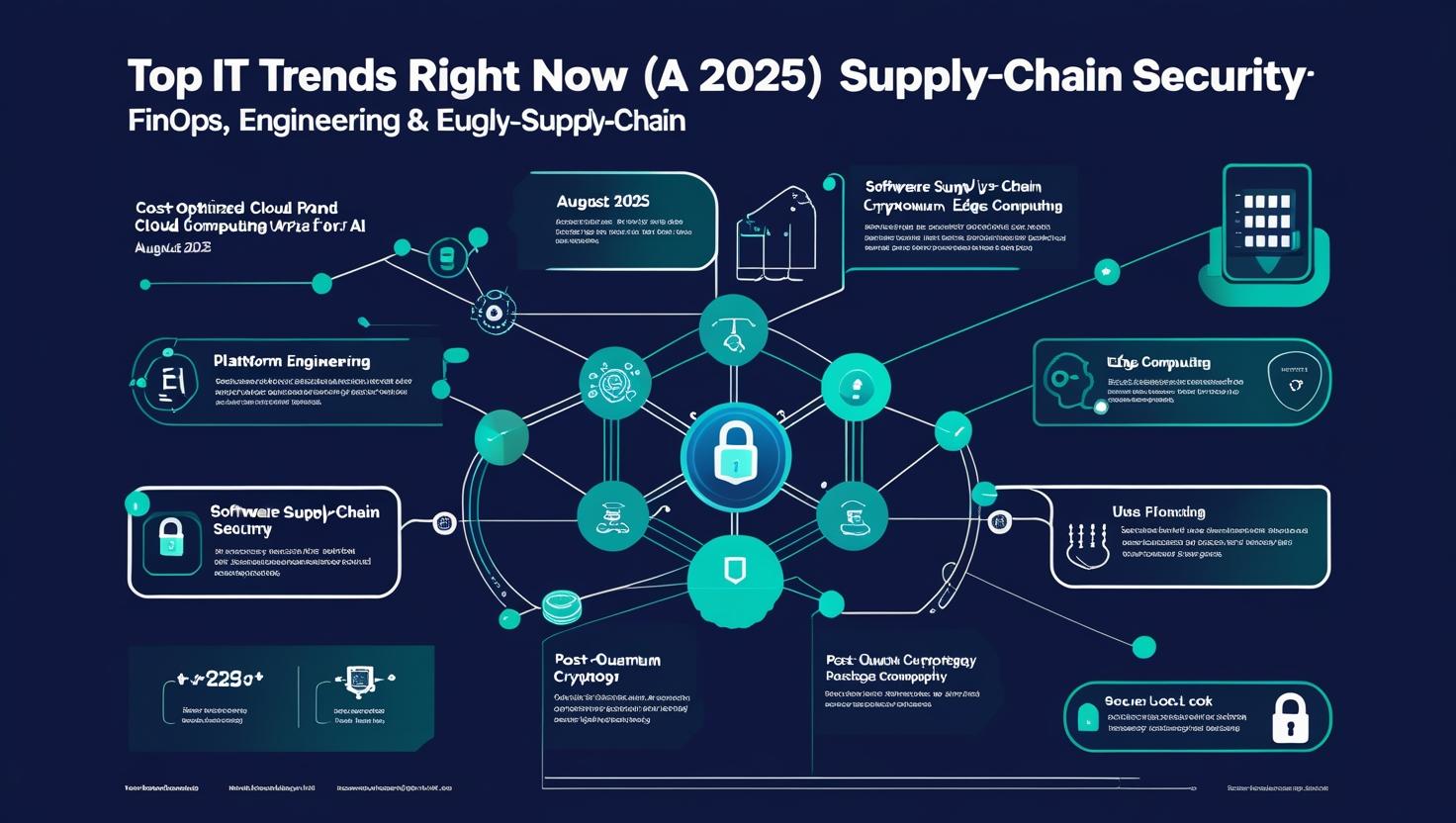 Top IT Trends Right Now (August 2025): FinOps, Platform Engineering & Supply-Chain Security
