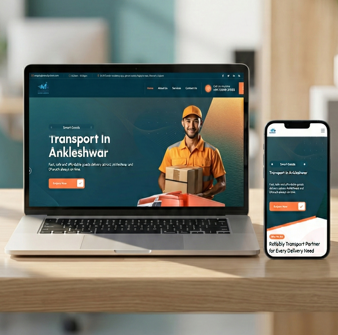 Maruti Pickers Transport Services Website